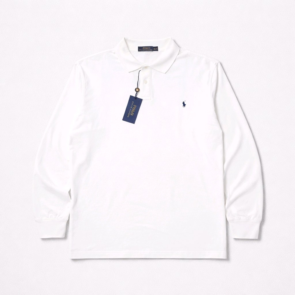 Polo by Ralph Lauren Men's White Long Sleeve Shirt